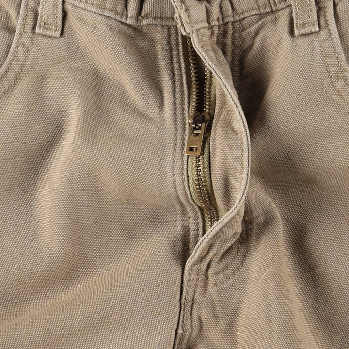 Carhartt ORIGINAL FIT FR series duck work pants, men's size W34 (approx.) cotton Beige type Vintage Second Hand