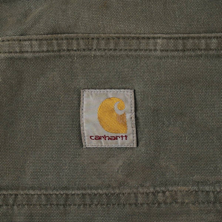 Carhartt Relaxed Fit Duck Work Pants, Men's, W37 equivalent cotton Khaki type Vintage Second Hand