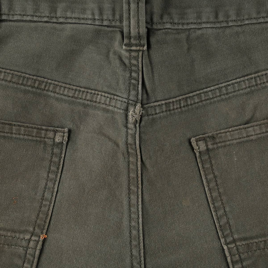 Carhartt Relaxed Fit Duck Work Pants, Men's, W37 equivalent cotton Khaki type Vintage Second Hand