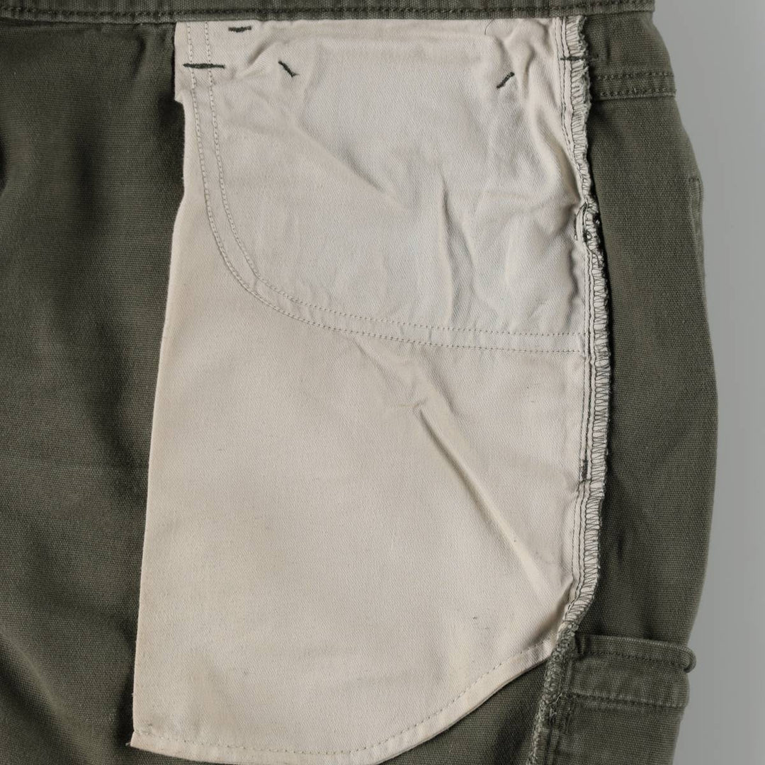 Carhartt Relaxed Fit Duck Work Pants, Men's, W37 equivalent cotton Khaki type Vintage Second Hand