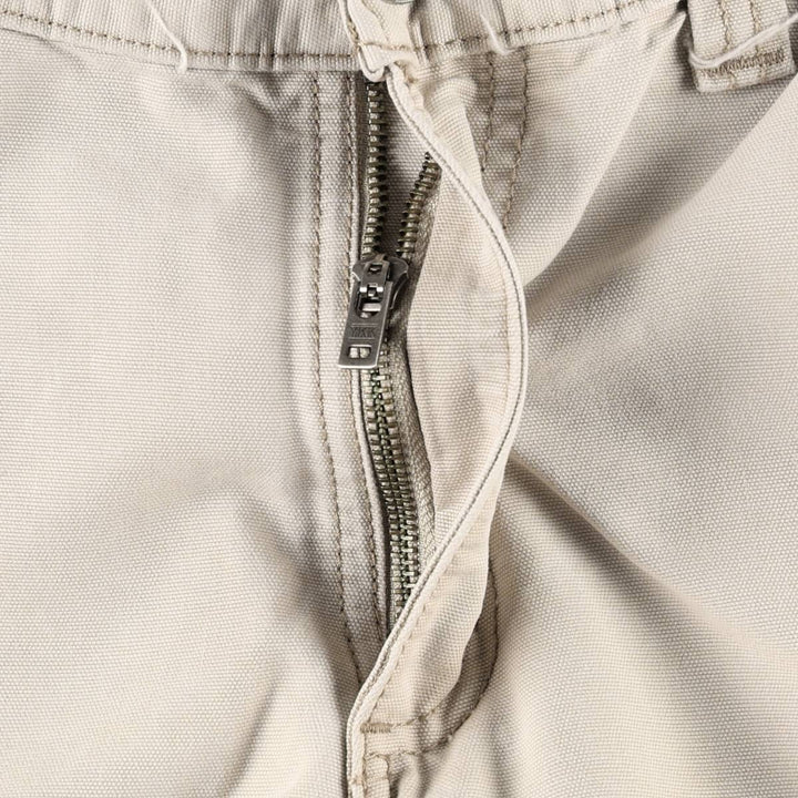 Carhartt Relaxed Fit Duck Cargo Work Pants, Men's Size W32 (approx.) cotton Beige type Vintage Second Hand