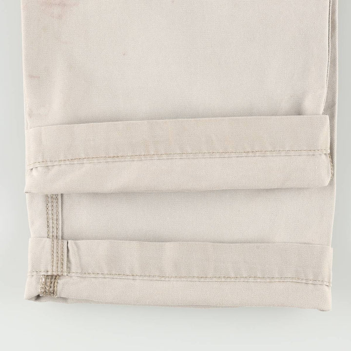 Carhartt Relaxed Fit Duck Cargo Work Pants, Men's Size W32 (approx.) cotton Beige type Vintage Second Hand