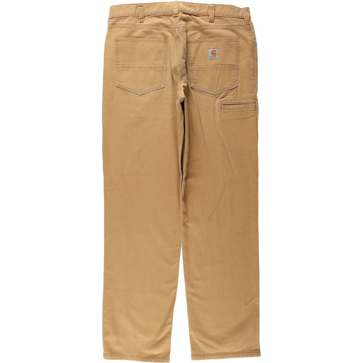 Carhartt Relaxed Fit Duck Work Pants, Men's, W36 equivalent cotton brown type Vintage Second Hand