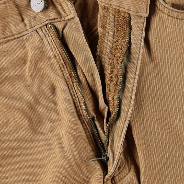 Carhartt Relaxed Fit Duck Work Pants, Men's, W36 equivalent cotton brown type Vintage Second Hand