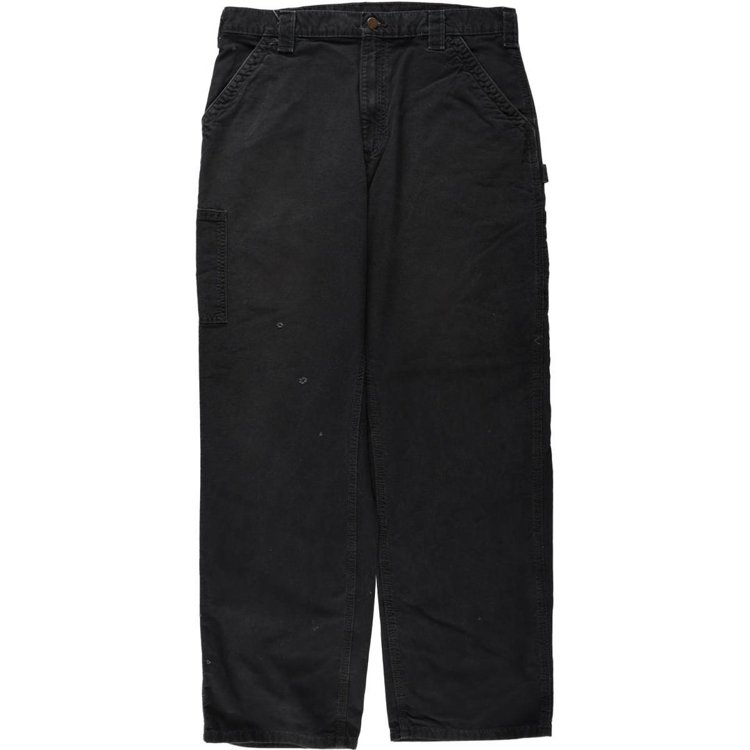 Carhartt Dungaree Fit Duck Painter Pants, Men's, W36 equivalent cotton black type Vintage Second Hand