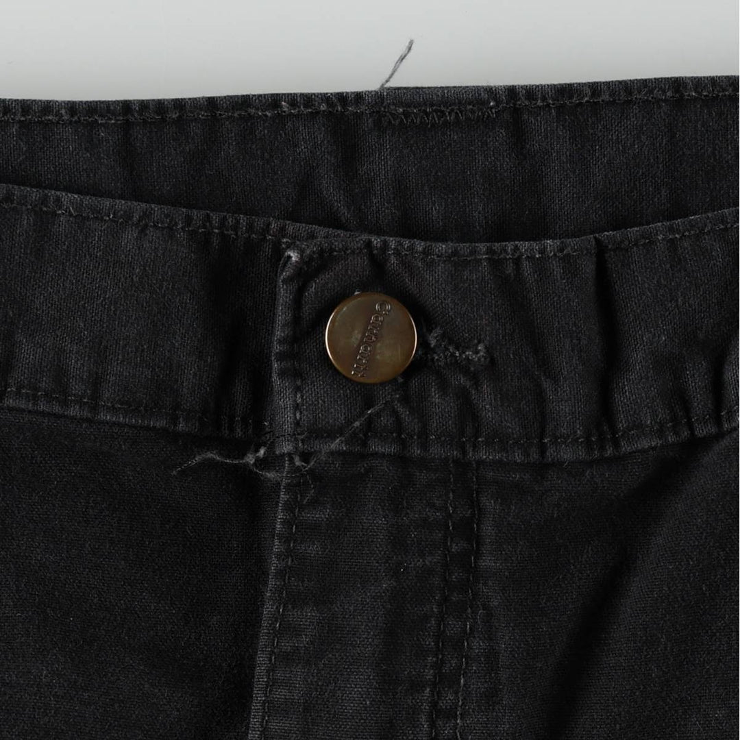 Carhartt Dungaree Fit Duck Painter Pants, Men's, W36 equivalent cotton black type Vintage Second Hand