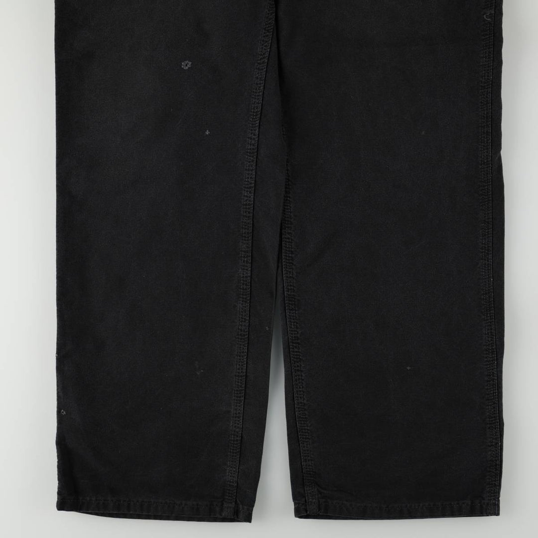 Carhartt Dungaree Fit Duck Painter Pants, Men's, W36 equivalent cotton black type Vintage Second Hand