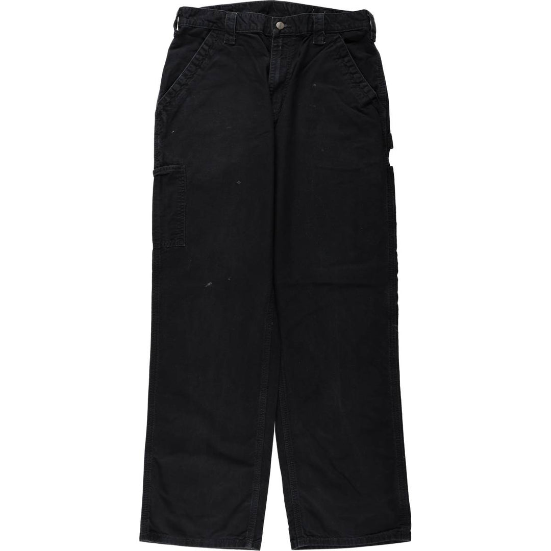 Carhartt Loose Original Fit Duck Painter Pants, Men's, W33 equivalent cotton black type Vintage Second Hand