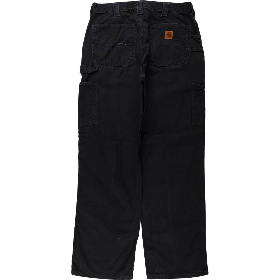 Carhartt Loose Original Fit Duck Painter Pants, Men's, W33 equivalent cotton black type Vintage Second Hand