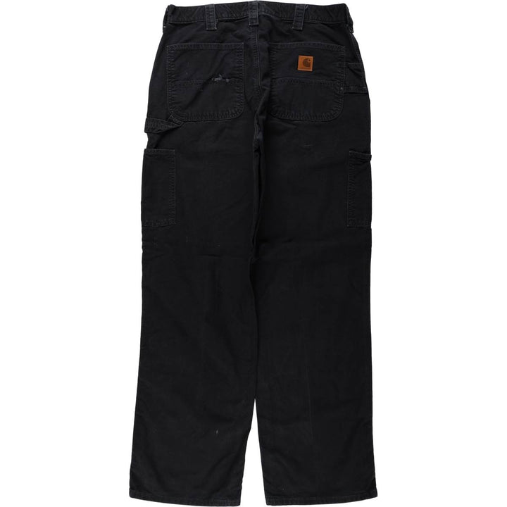Carhartt Loose Original Fit Duck Painter Pants, Men's, W33 equivalent cotton black type Vintage Second Hand