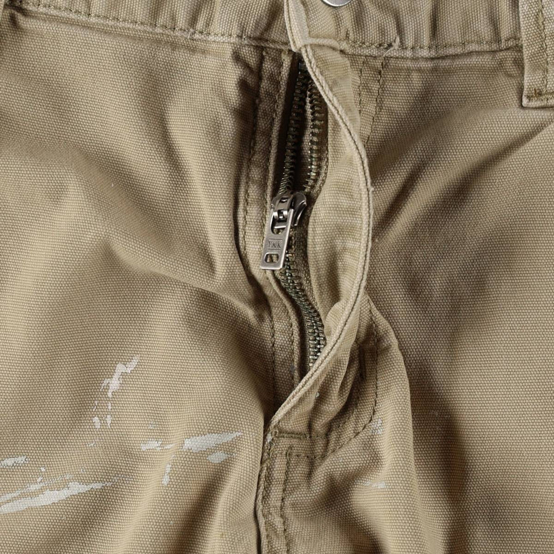 Carhartt Relaxed Fit Duck Work Pants Cargo Pants Men's W32 (approx.) cotton Beige type Vintage Second Hand