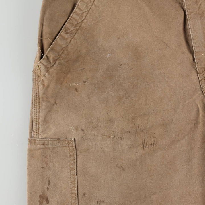 Carhartt Loose Original Fit Duck Painter Pants, Men's, W32 equivalent cotton Beige type Vintage Second Hand