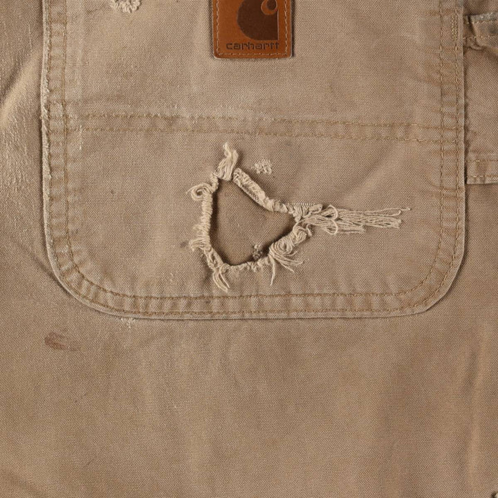 Carhartt Loose Original Fit Duck Painter Pants, Men's, W32 equivalent cotton Beige type Vintage Second Hand