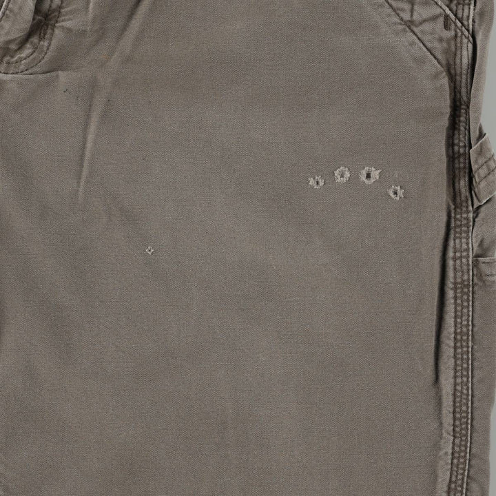 Carhartt Original Dungaree Fit Duck Painter Pants, Men's, W33 equivalent cotton Khaki type brown Vintage Second Hand