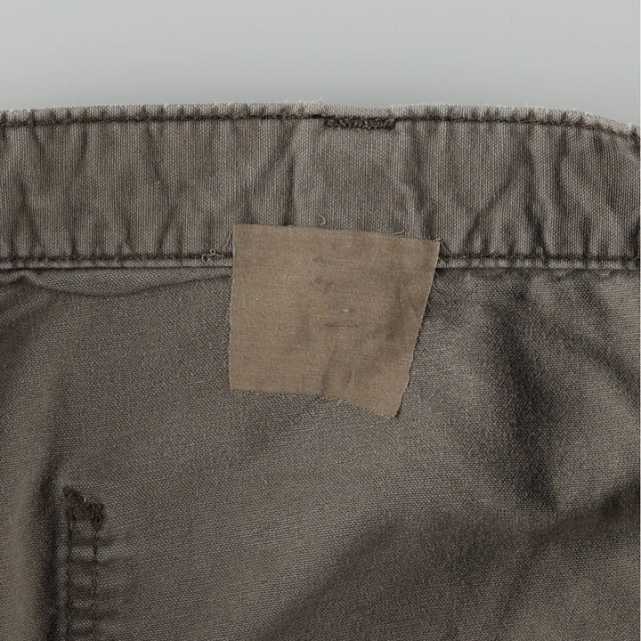 Carhartt Original Dungaree Fit Duck Painter Pants, Men's, W33 equivalent cotton Khaki type brown Vintage Second Hand
