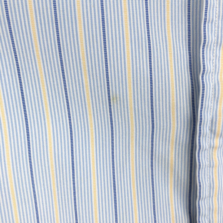 Ralph Lauren Classic Fit Long Sleeve Button Down Striped Shirt Men's M cotton Blue type light blue Vintage Second Hand