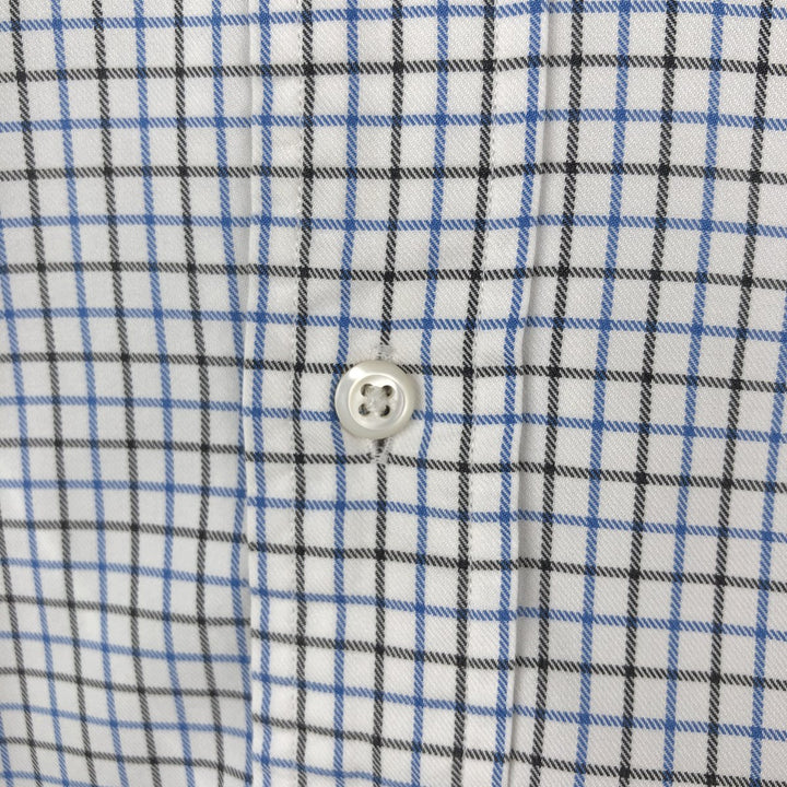Ralph Lauren Classic Fit Long Sleeve Button Down Check Shirt Men's M cotton blue type Vintage Second Hand