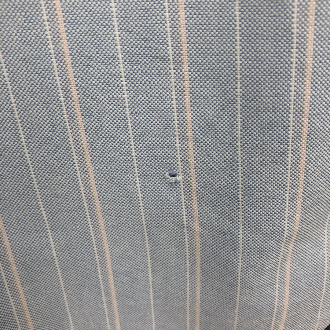 Ralph Lauren Multi-Stripe Long Sleeve Button-Down Striped Shirt, Men's Size L cotton Blue type light blue Vintage Second Hand