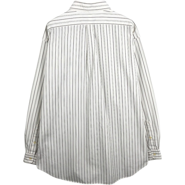 Ralph Lauren RALPH LAUREN GOLF BLAKE long sleeve button down striped shirt men's XL equivalent cotton white type Vintage Second Hand
