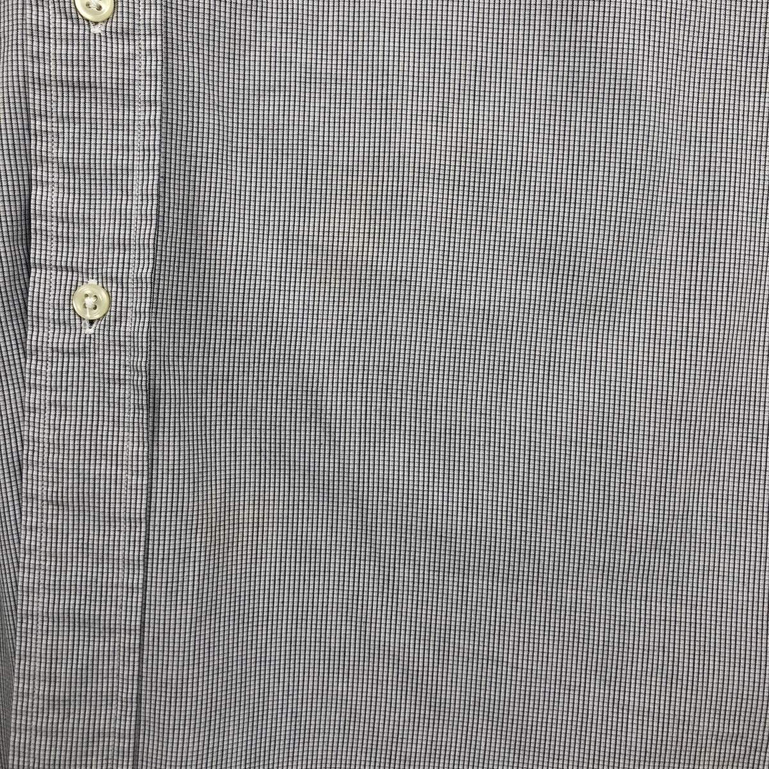 Ralph Lauren YARMOUTH Long Sleeve Button-Down Check Shirt, Men's Size L cotton white type Vintage Second Hand