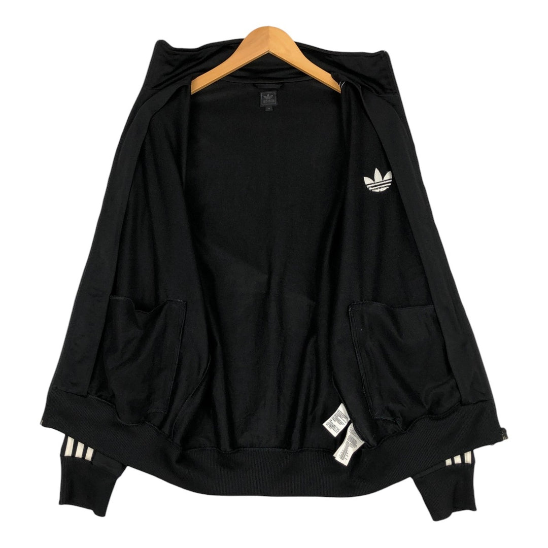 00'S adidas Originals Jersey Track Jacket Men's M polyester black type Vintage Second Hand