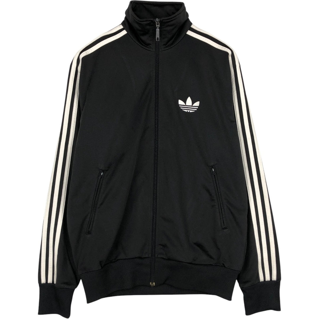 2000'S Adidas Originals Trefoil Logo Track Jacket, Men's Size M (approx.) polyester black type Vintage Second Hand