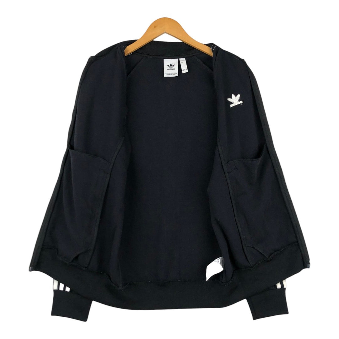 Adidas ORIGINALS Trefoil Logo Track Jacket, Men's Size M (approx.) polyester black type Vintage Second Hand