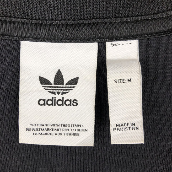 Adidas ORIGINALS Trefoil Logo Track Jacket, Men's Size M (approx.) polyester black type Vintage Second Hand