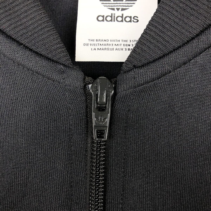 Adidas ORIGINALS Trefoil Logo Track Jacket, Men's Size M (approx.) polyester black type Vintage Second Hand