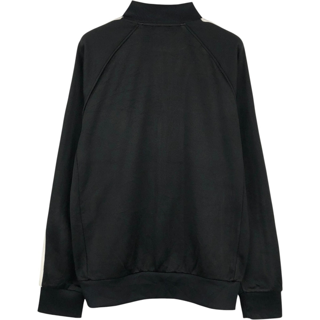Adidas ORIGINALS Trefoil Logo Track Jacket, Men's Size L (approx.) polyester black type Vintage Second Hand