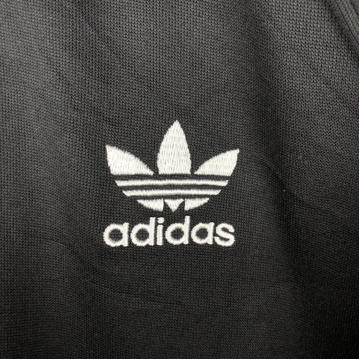 Adidas ORIGINALS Trefoil Logo Track Jacket, Men's Size L (approx.) polyester black type Vintage Second Hand