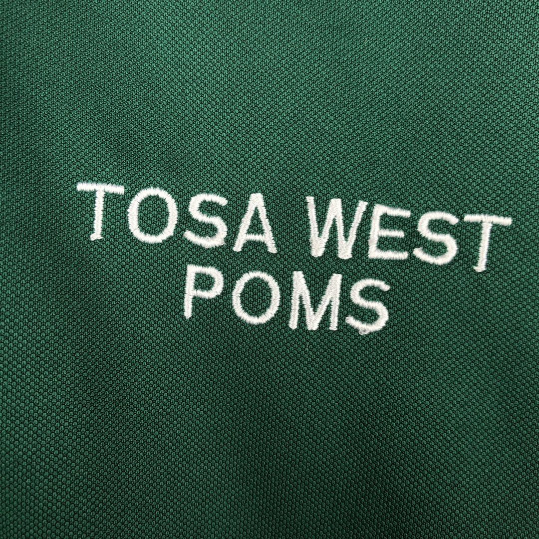 2000'S Adidas raglan sleeve track jacket, men's size XL (approx.) polyester Green type dark green Vintage Second Hand