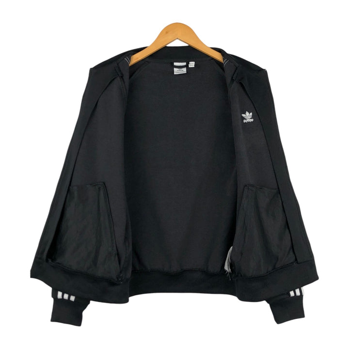 Adidas adidas jersey track jacket men's size M polyester black type Vintage Second Hand