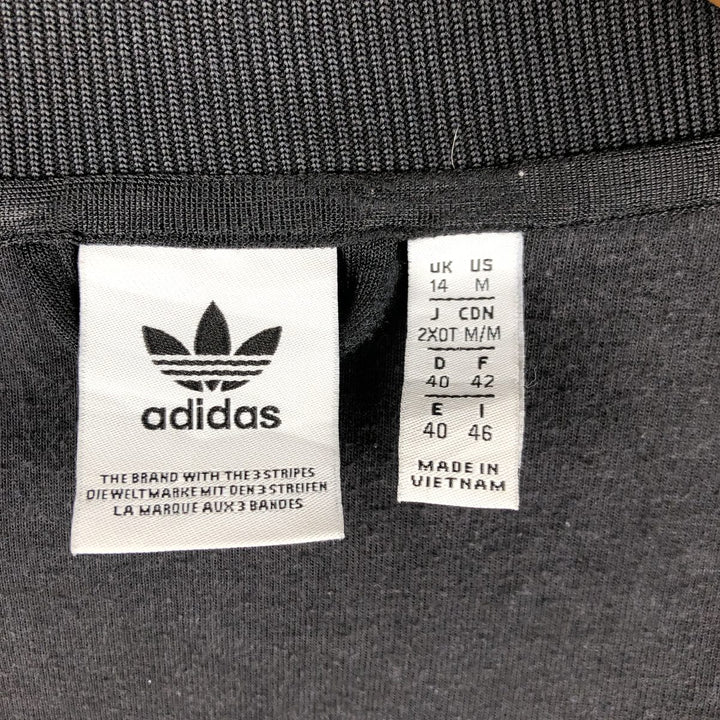 Adidas adidas jersey track jacket men's size M polyester black type Vintage Second Hand