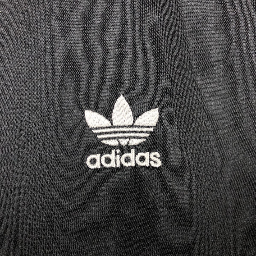 Adidas adidas jersey track jacket men's size M polyester black type Vintage Second Hand