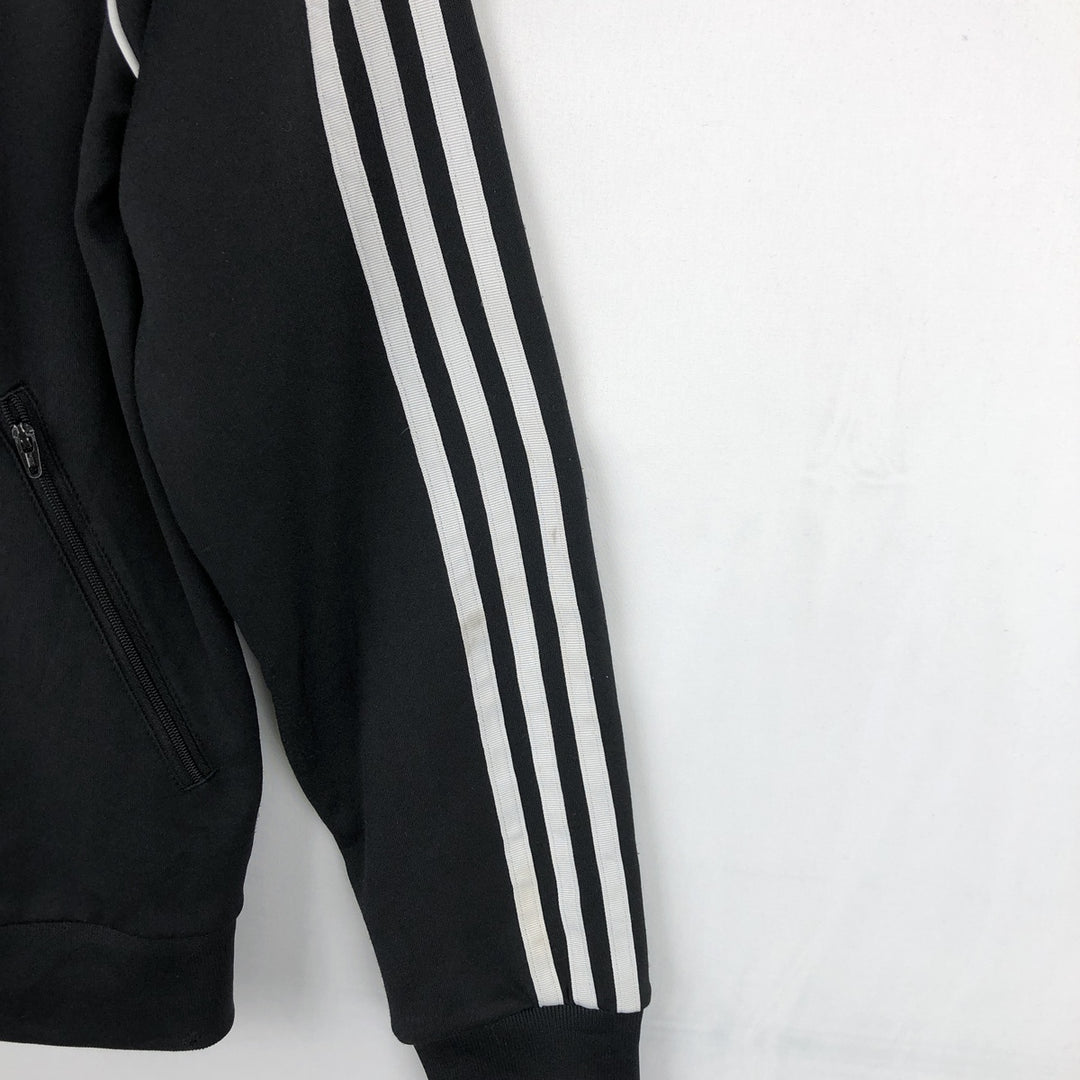 Adidas adidas jersey track jacket men's size M polyester black type Vintage Second Hand