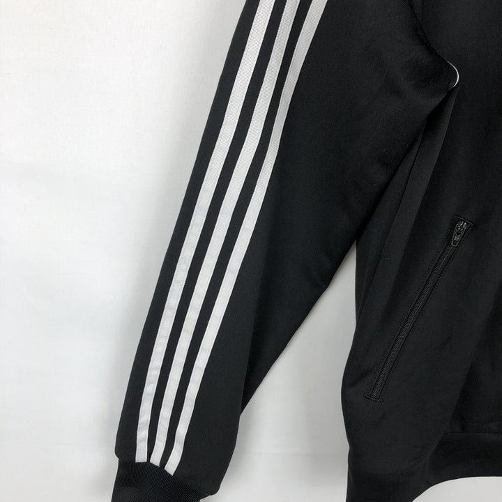 Adidas adidas jersey track jacket men's size M polyester black type Vintage Second Hand