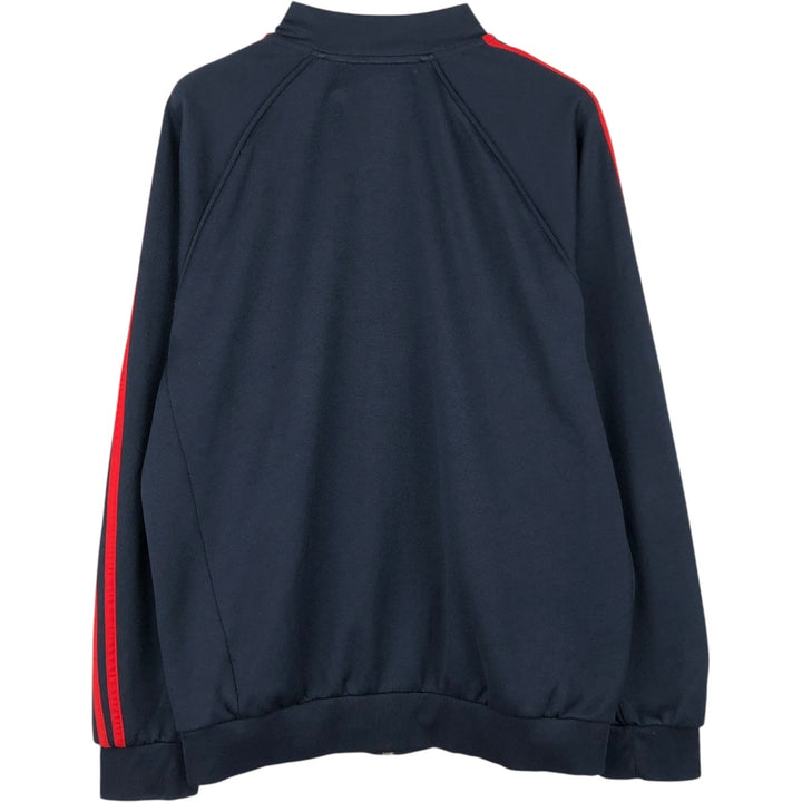 Adidas ORIGINALS Trefoil Logo Track Jacket, Men's Size XL (approx.) polyester navy blue type Vintage Second Hand