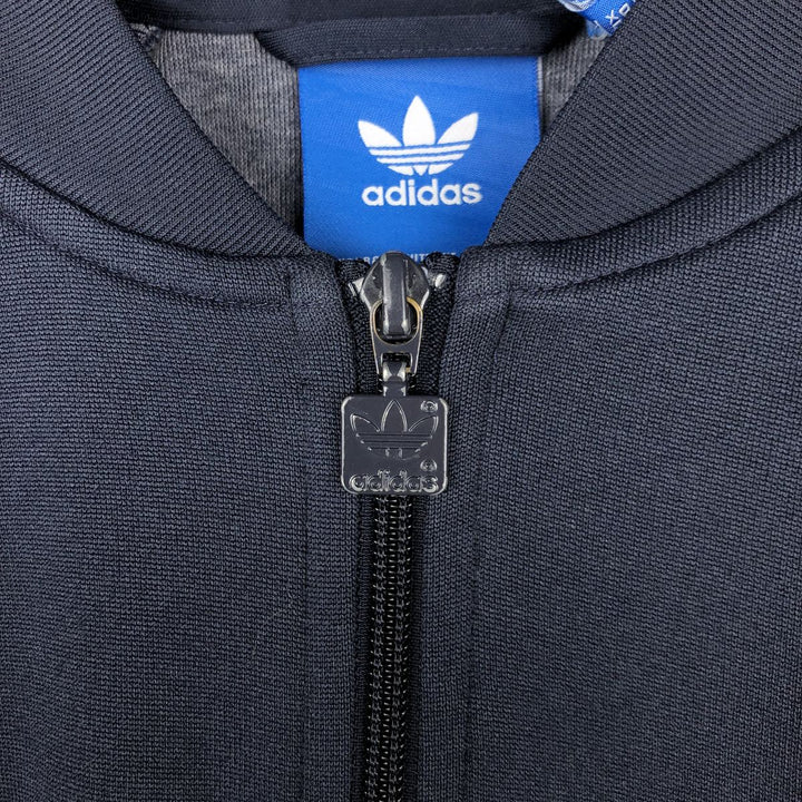 Adidas ORIGINALS Trefoil Logo Track Jacket, Men's Size XL (approx.) polyester navy blue type Vintage Second Hand