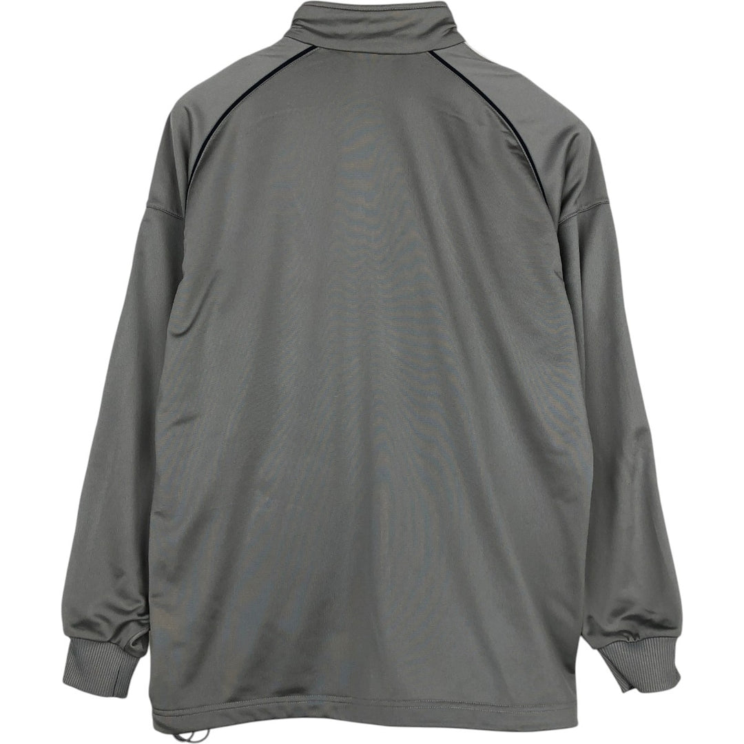 00'S adidas jersey track jacket, men's size L polyester gray type Vintage Second Hand