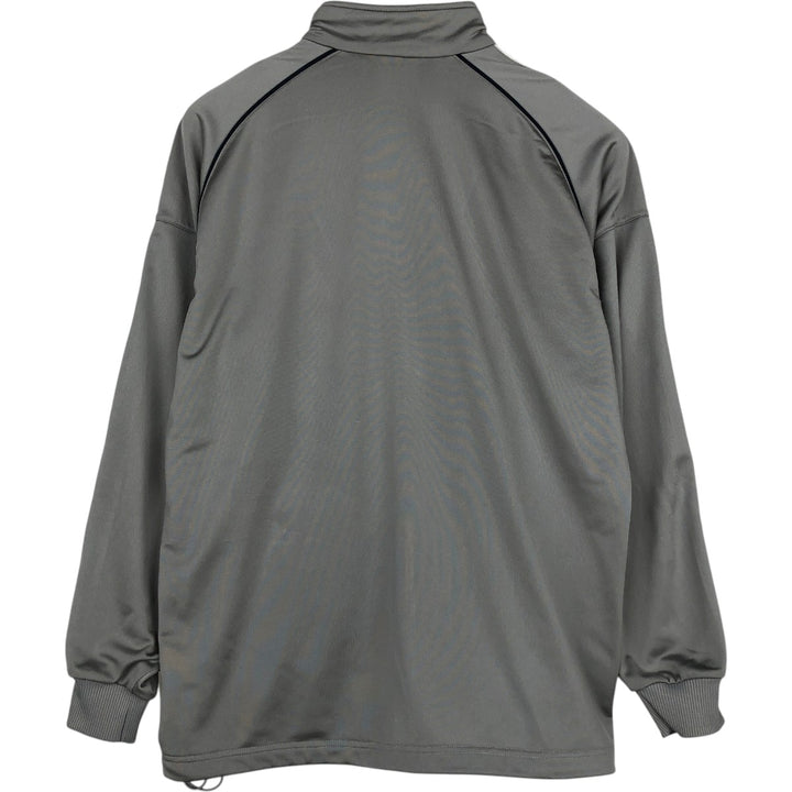 00'S adidas jersey track jacket, men's size L polyester gray type Vintage Second Hand