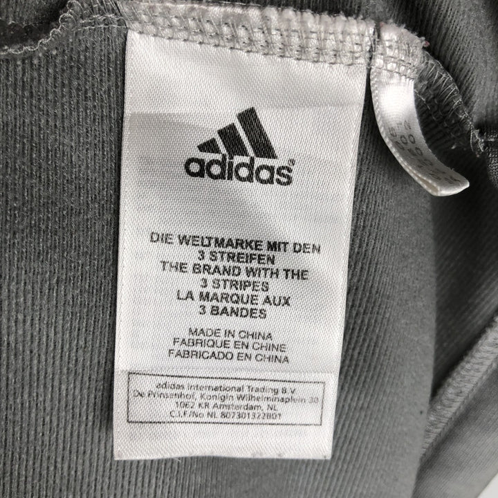 00'S adidas jersey track jacket, men's size L polyester gray type Vintage Second Hand