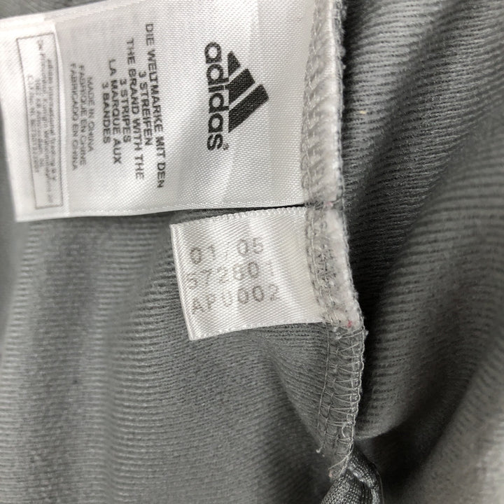 00'S adidas jersey track jacket, men's size L polyester gray type Vintage Second Hand