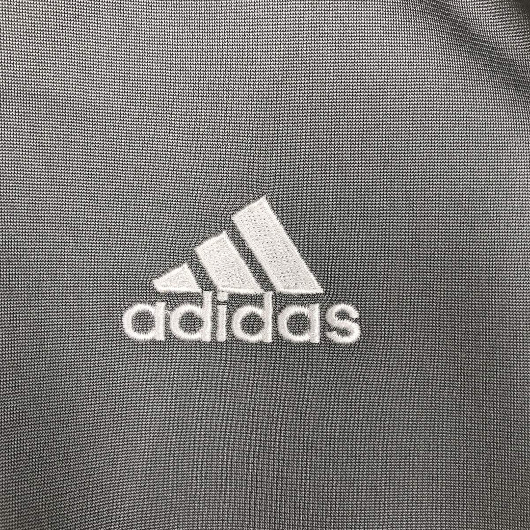 00'S adidas jersey track jacket, men's size L polyester gray type Vintage Second Hand