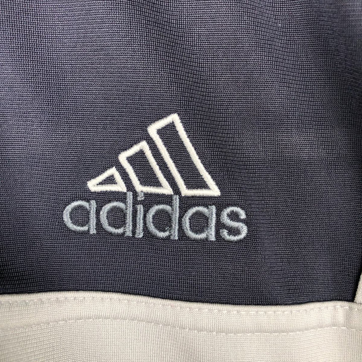 00'S adidas jersey track jacket, men's size M polyester navy blue type Vintage Second Hand