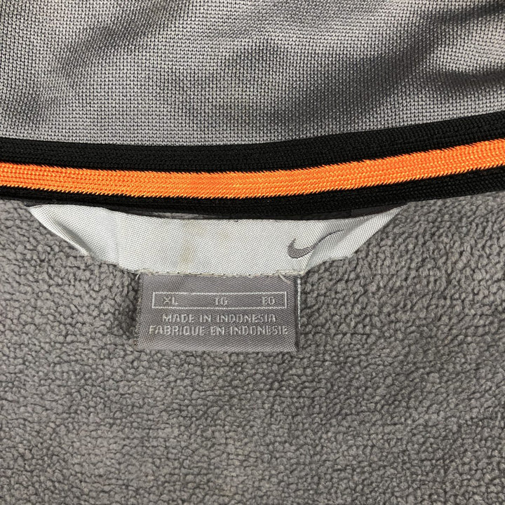90s-00'S Nike Track Jacket, Men's Size XL polyester gray type Vintage Second Hand