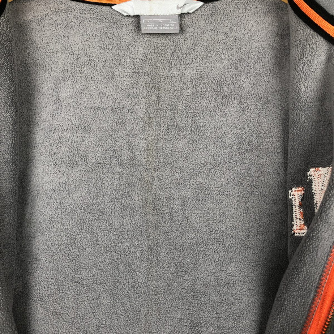 90s-00'S Nike Track Jacket, Men's Size XL polyester gray type Vintage Second Hand