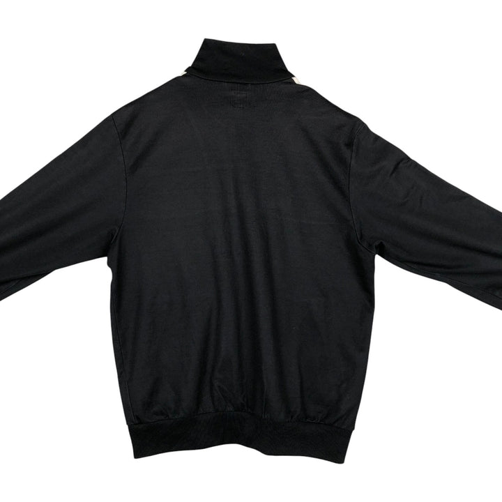 Adidas ORIGINALS Trefoil Logo Track Jacket, Men's Size XL (approx.) cotton black type Vintage Second Hand