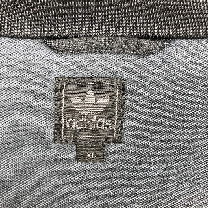 Adidas ORIGINALS Trefoil Logo Track Jacket, Men's Size XL (approx.) cotton black type Vintage Second Hand