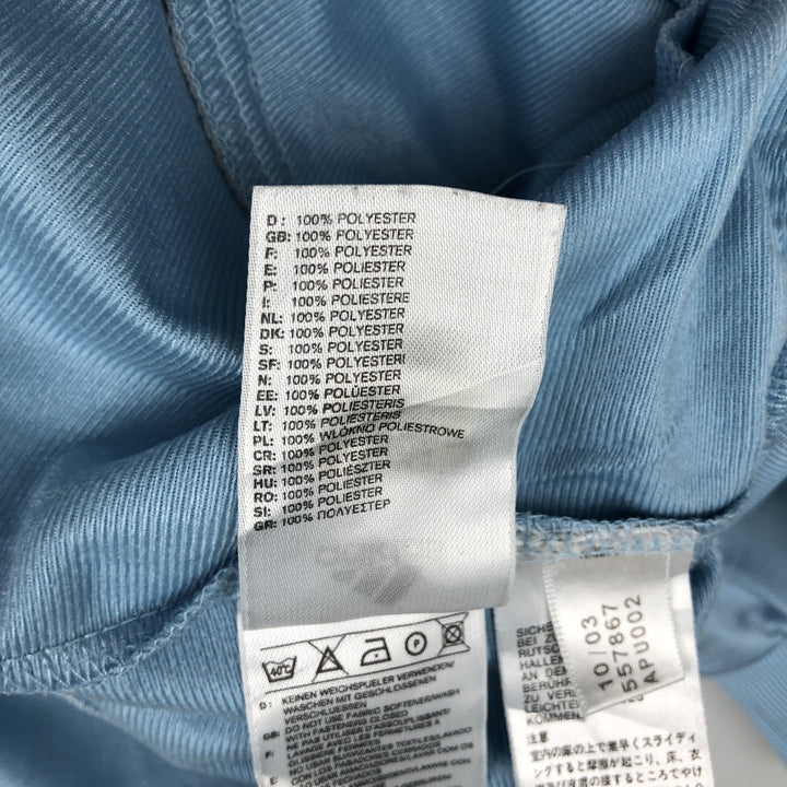 00'S adidas jersey track jacket, men's size S polyester Blue type light blue Vintage Second Hand